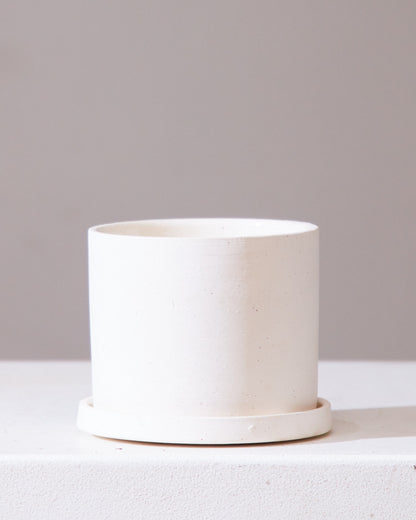 Small Pot with Saucer | 5 inch Diameter