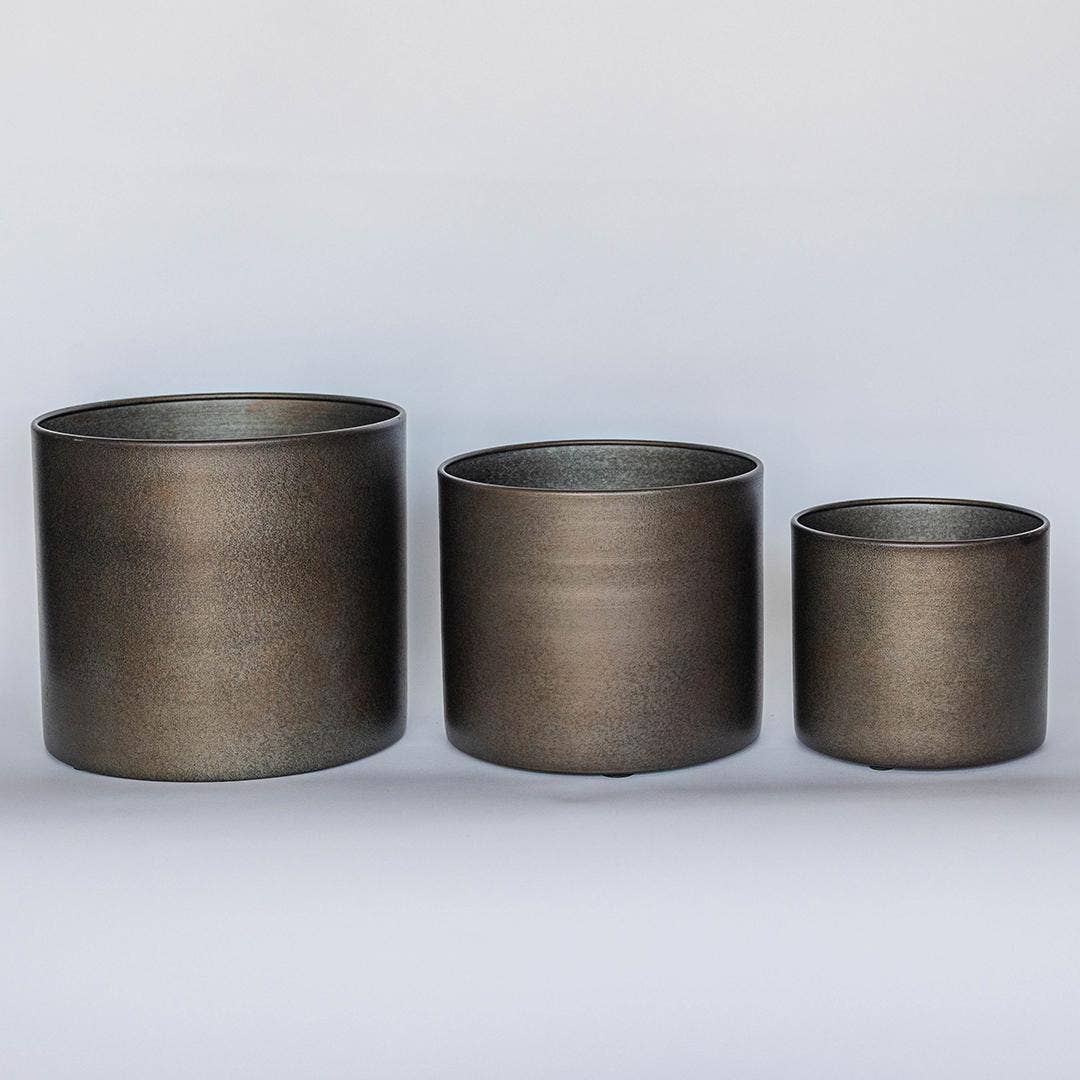 Hudson Metal Planter | 8.3 inch Diameter