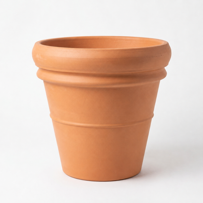 Bordato Terracotta Planter with Drainage | 24 inch Diameter