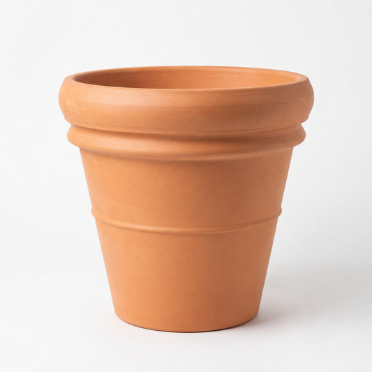Bordato Terracotta Planter with Drainage | 24 inch Diameter