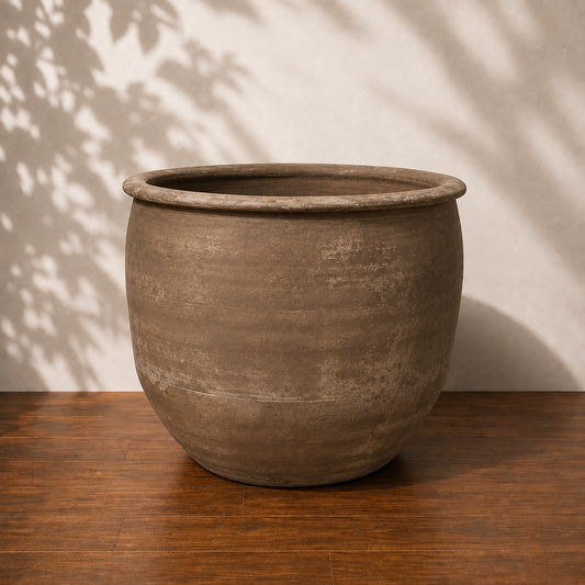 Louis VI Vintage Clay Planter | 18.5 x 22 inches