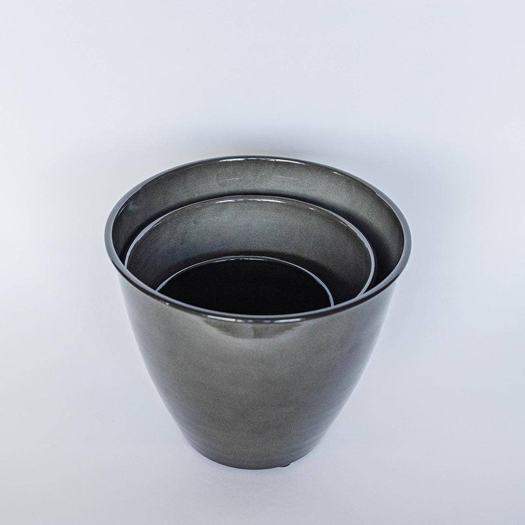 Ashford Galvanized Planter | 10 inch Diameter