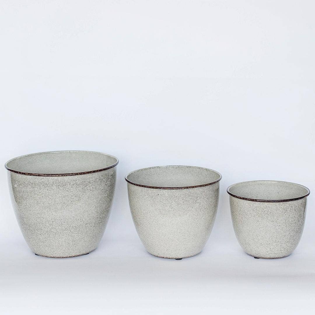 Haven Galvanized Planter | 12.5 inch Diameter