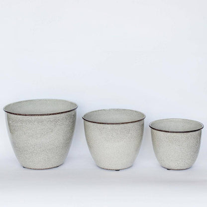 Haven Galvanized Planter | 12.5 inch Diameter