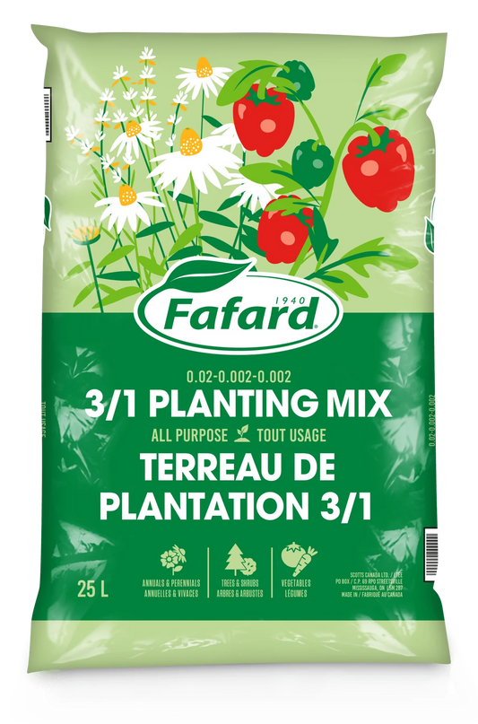 Fafard 3/1 All Purpose Planting Mix 25L