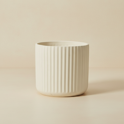 Ribbed Beam Planter | 10 inch Nursery Pot