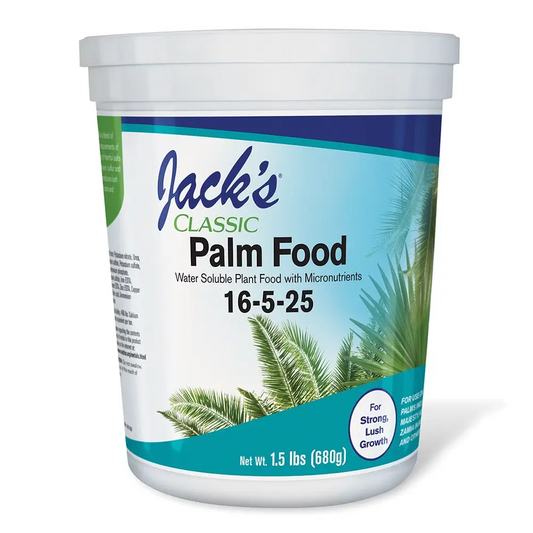 Jack's Classic Palm Food Fertilizer 1.5lb/680g in 16-5-25 Ratio