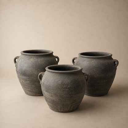 Vintage Louis IV Pithos | 12 Inch Diameter