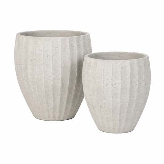 Rippled Portofino Planter | 11 inch Diameter