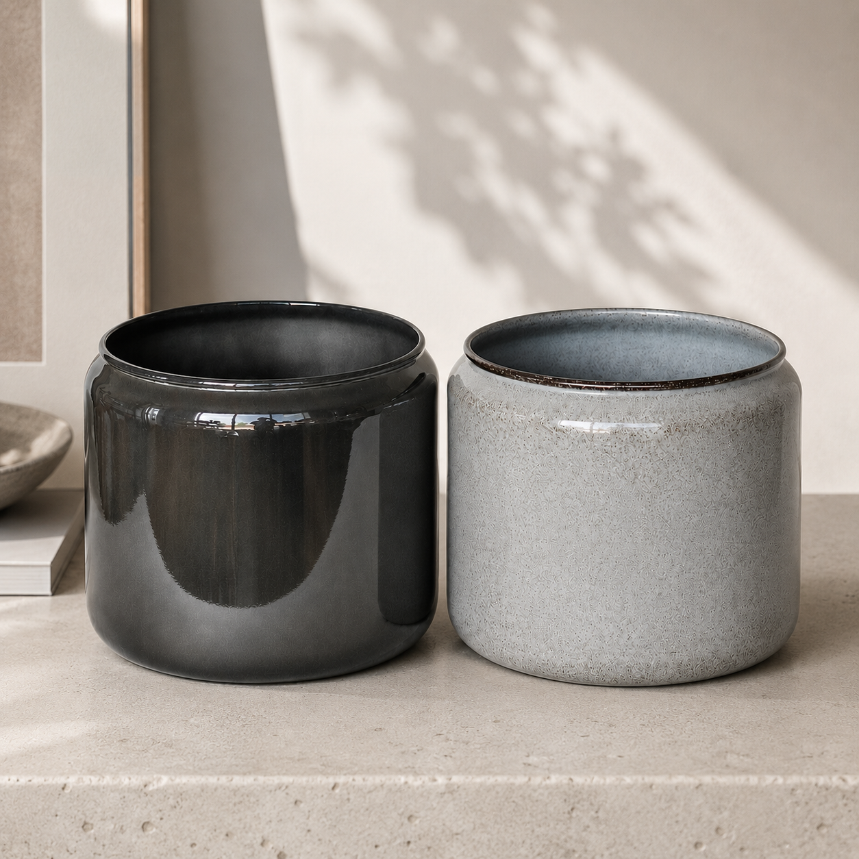 Strata Metal Planter | 7.8 inch Diameter