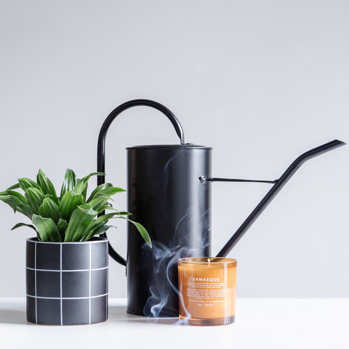 Fletch Tall Black Watering Can