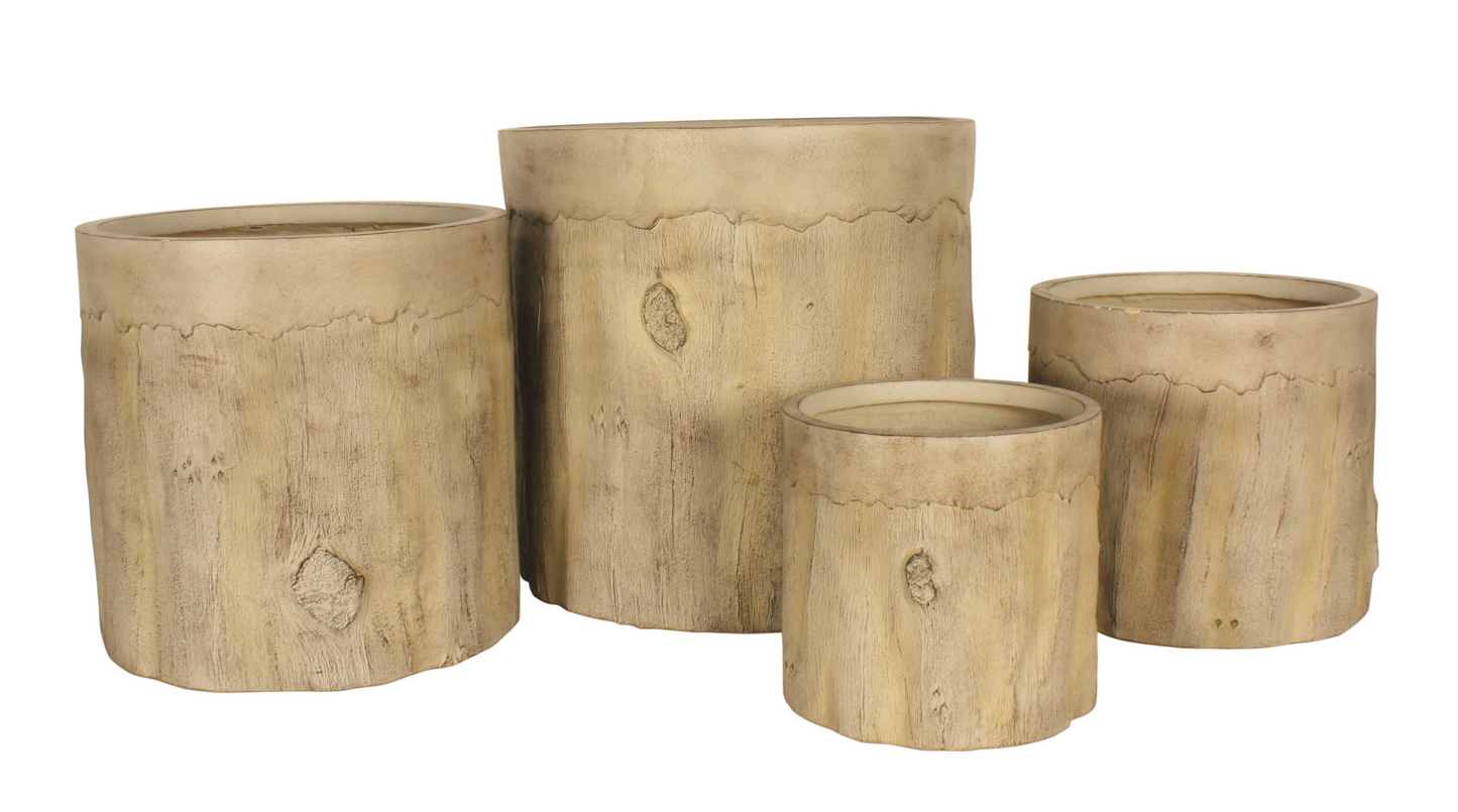 Tree Trunk Planter | 16 inch Diameter