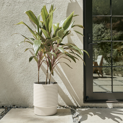Mod Medium Planter in White | 14 Inch