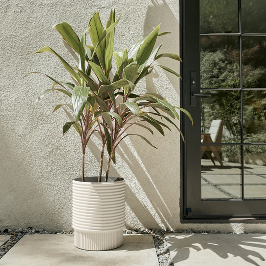Mod Medium Planter in White | 14 Inch
