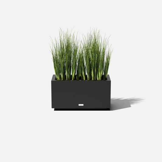 Block Long Box Planter | Medium — empty planter, studio photo — planter for sale by Promise Supply for delivery and pickup in Toronto.