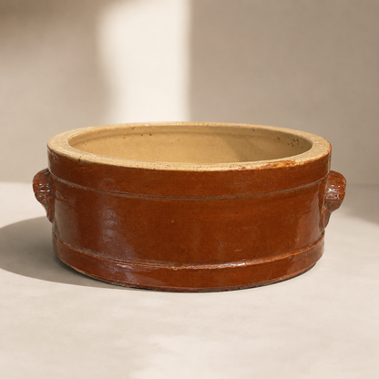French Heritage Ceramic Planter | 9 inch Diameter