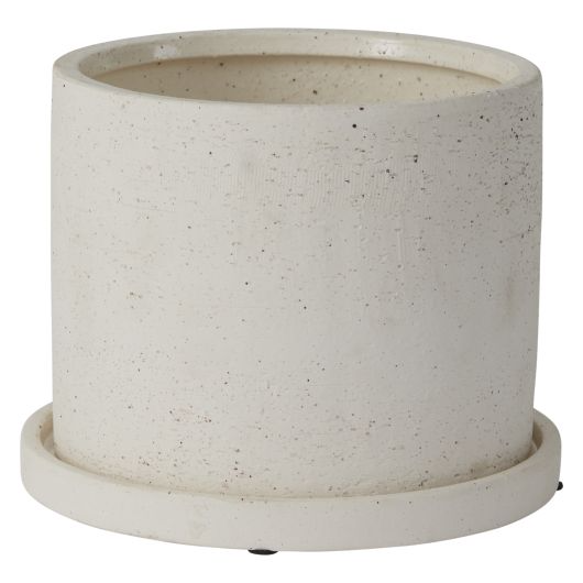 Easton Planter with Drainage and Tray in 4 inch Diameter