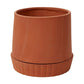 Kadin Planter with Drainage and Tray in 12 inch Diameter