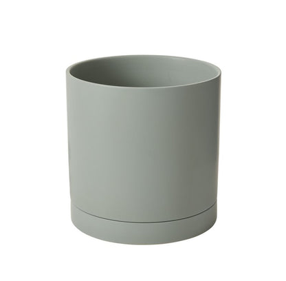 Romey Ceramic Pot with Drainage and Tray | 4 inch Diameter