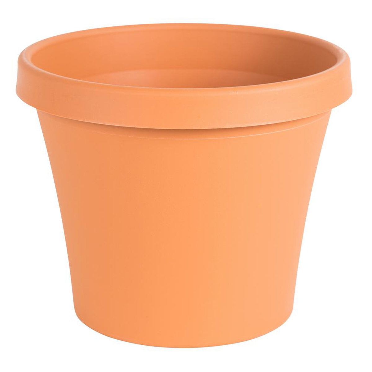 Terrapot Plastic Planter with Drainage and Tray in 24 inch Diameter