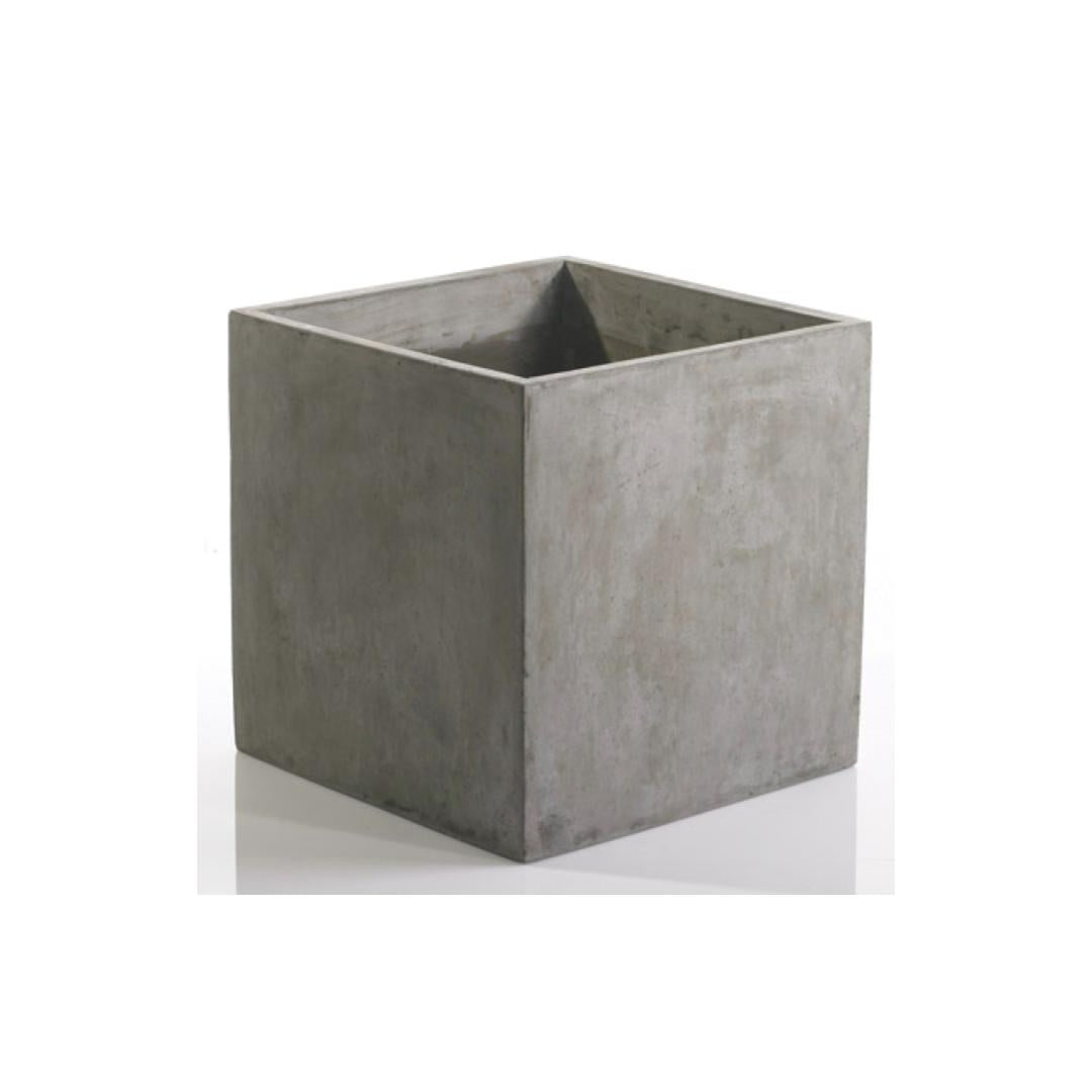 Newport Concrete Cube Planter Fits up to 10 inch Nursery Pot