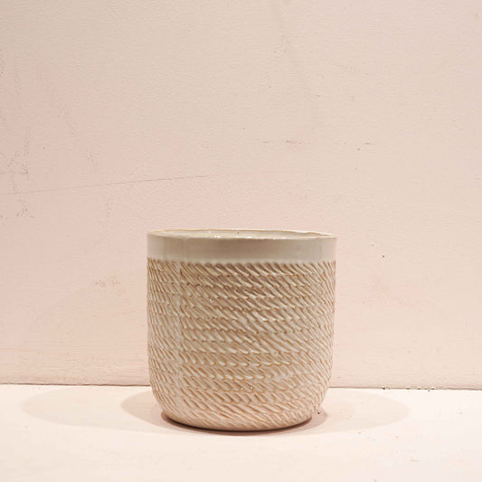 Wheatfield Pot | 6 inch Nursery Pot — empty planter, studio photo — planter for sale by Promise Supply for delivery and pickup in Toronto.