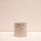 Terrazzo White Speckled Marble Planter Fits up to 4 inch Nursery Pot