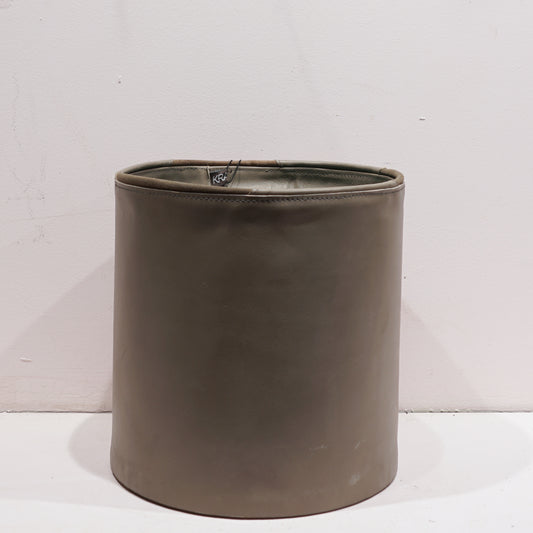 Krane Leather Planter with Drainage 10-12 inch Diameter