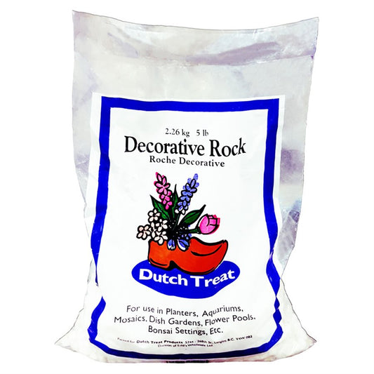 Dutch Treat White Decor Fine Rock 5LB