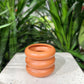 Bubble Ceramic Brown Planter fits up to 4 inch Nursery Pot