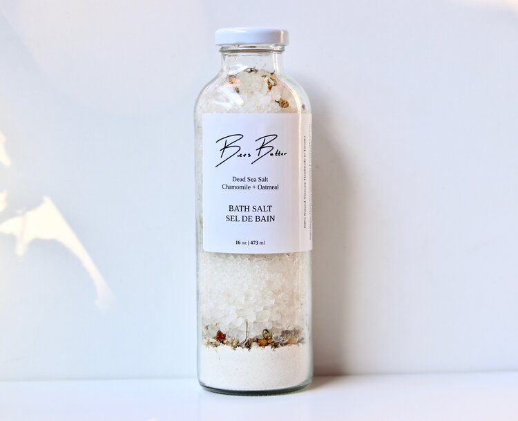 Dead Sea Salt Chamomile + Oatmeal Bath Salts