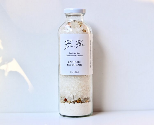 Dead Sea Salt Chamomile + Oatmeal Bath Salts