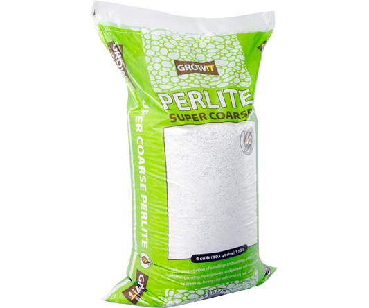 Grow!t Perlite - 4 cu ft — Growing Medium product on white background — for sale by Promise Supply for delivery and pickup in Toronto.