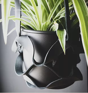 Leather Plant Hanger Fits 3-6 inch Pots